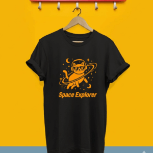 Personalized Space Explorer Cat Tee